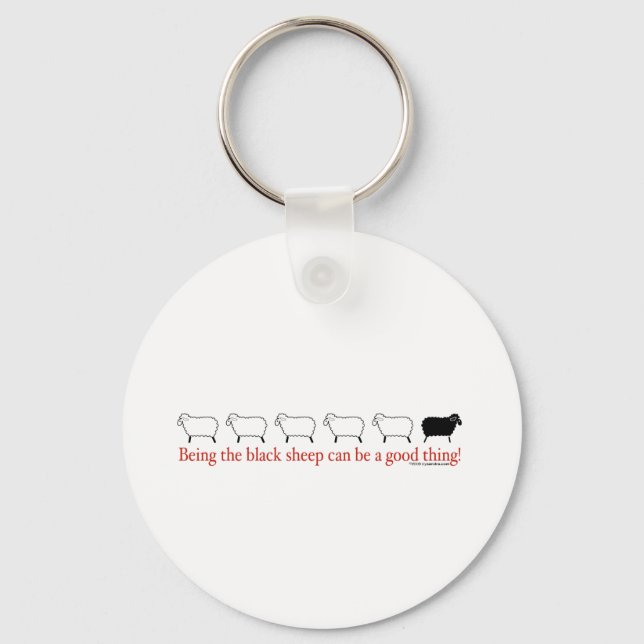 Black Sheep Keychain (Front)