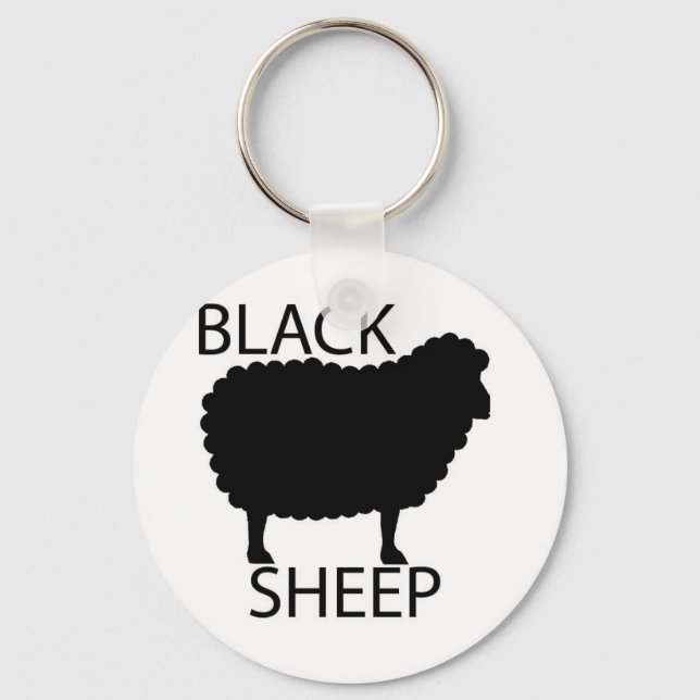 Black Sheep Keychain (Front)