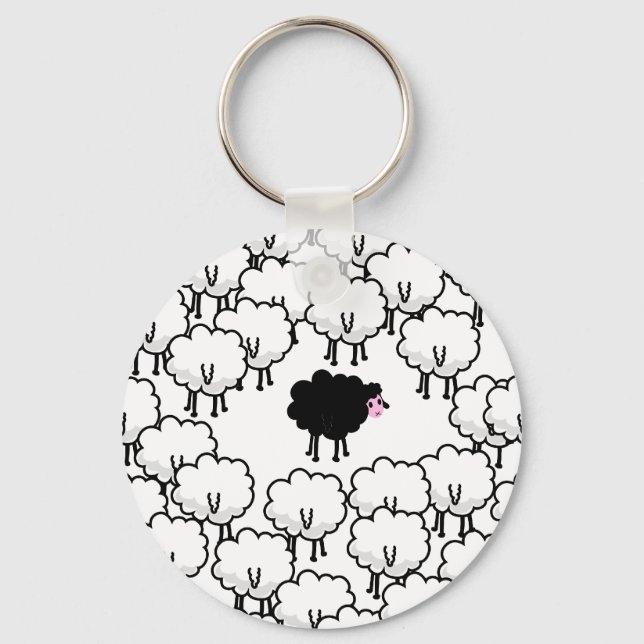 Black Sheep Keychain (Front)