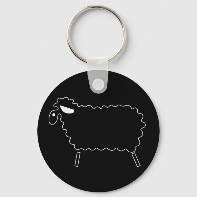 Black Sheep Keychain (Front)