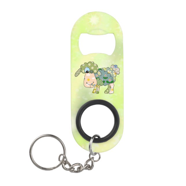 black sheep keychain bottle opener (Front)