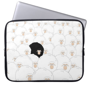 Black sheep laptop sleeve