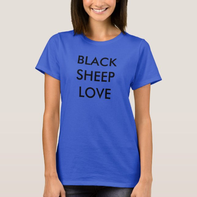 Black Sheep Love muscle tank (Front)