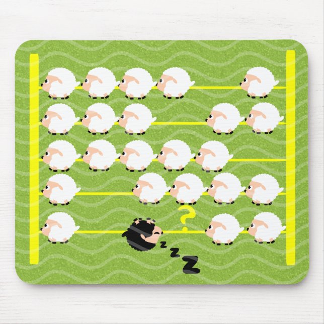 black sheep mouse pad (Front)