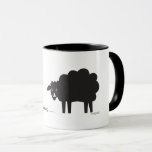 Black Sheep Mug<br><div class="desc">Sheep with attitude! This is a simple but delightful design by artist dagdart. The black sheep is ready for any saying you might want to change it to. OR, just purchase as is if you're feeing a little "bahhhh humbug".</div>