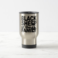 BLACK SHEEP mug - choose style & colour
