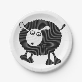 Black Sheep Paper Plate-$1.50/plate Plate