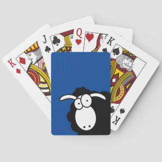 Black sheep playing cards
