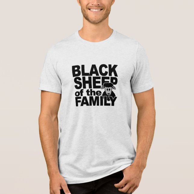 BLACK SHEEP shirt - choose style & colour (Front)