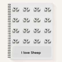 Black Sheep Sketch Pattern