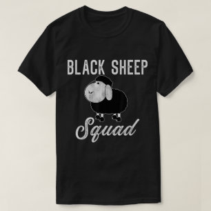 Black Sheep Squad Funny Design T-Shirt