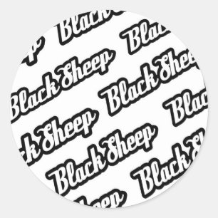 Black sheep sticker