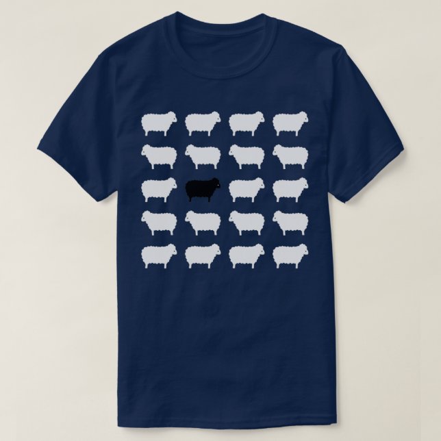 Black Sheep Sweater Pattern (Design Front)