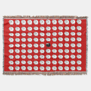Black Sheep Throw Blanket