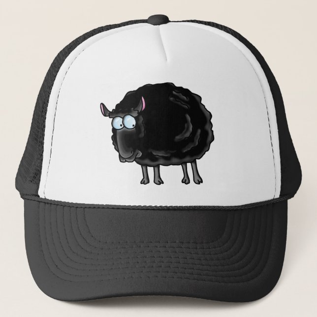 Black sheep trucker hat (Front)