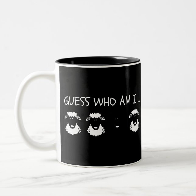 Black Sheep Two-Tone Coffee Mug (Left)