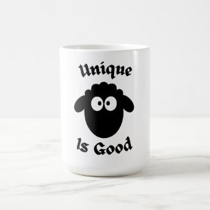 Black sheep: Unique is good Coffee Mug