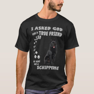 Black Sheepdog Dog Quote Mom Dad Costume Cute Schi T-Shirt