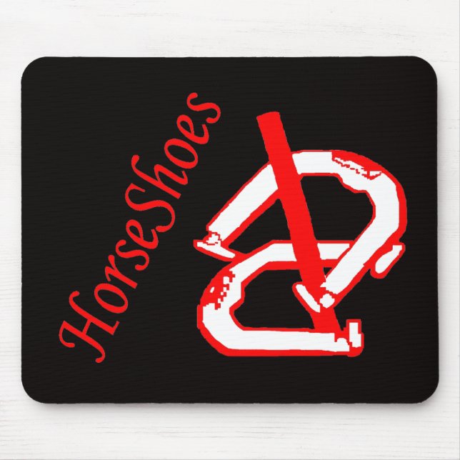 Black Shes Mouse pad (Front)