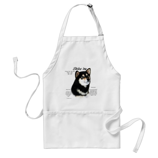 Black Shiba Inu  History  Standard Apron (Front)