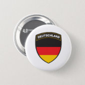 Black Shield Deutschland 2 Inch Round Button (Front & Back)