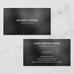 Black Shimmering Business Card