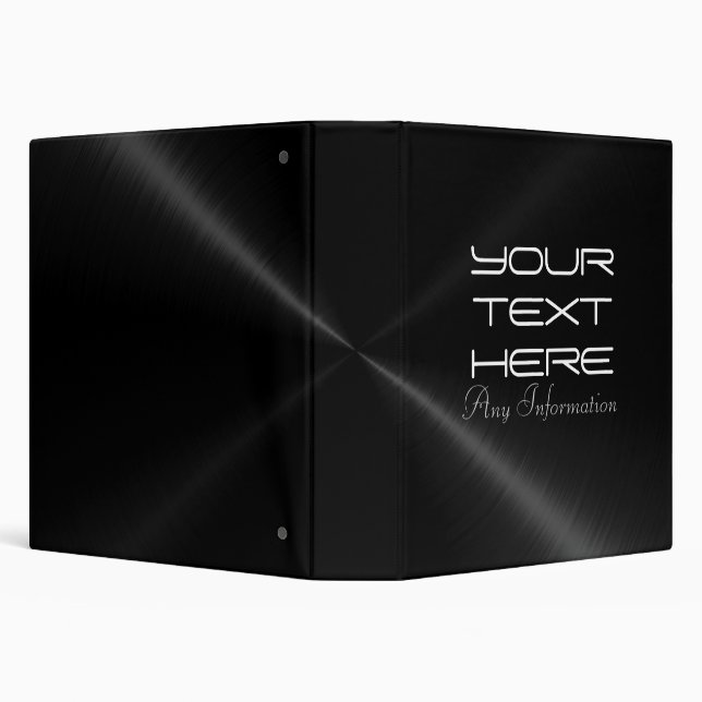 Black shiny background binder (Background)