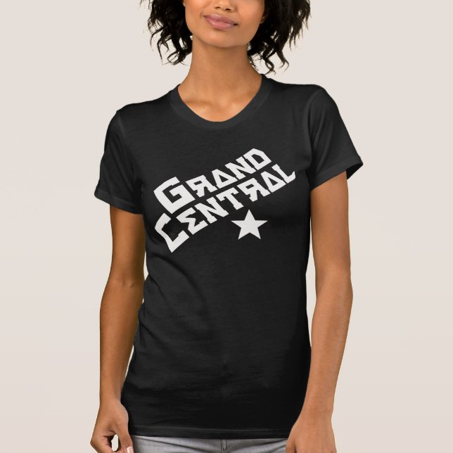 Black Shirt with white  logo (Front)