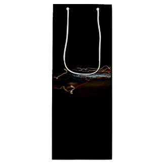 black shooter wine gift bag