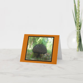 Black Shroom Note Card