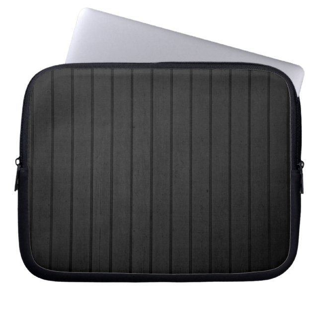 Black Siding Laptop Sleeve (Front)