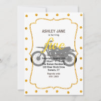 Black silhouette of bike - Choose background colou