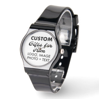 Black Silicone Montre Cadeaux personnalisés pour l