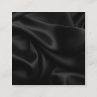 Black Silk Square Business Card