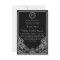 Black Silver Art Deco Gatsby Style Wedding Invites