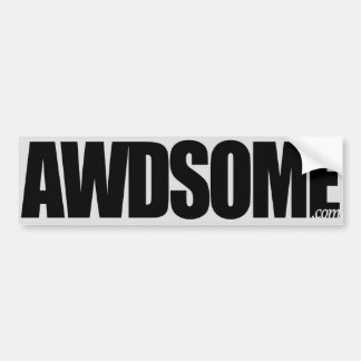 black silver bumper sticker