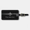 Black Silver Fleur de Lis