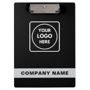 Black Silver Logo Template clipboard
