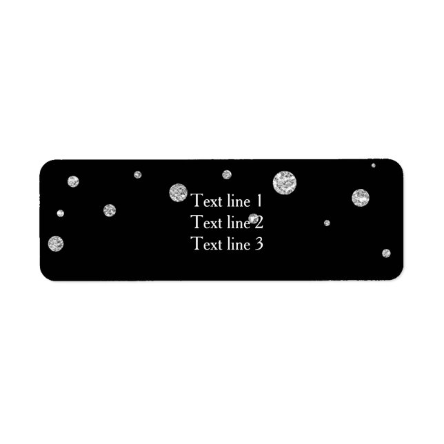 Black & Silver Parties scintillant Soirée de maria (Devant)