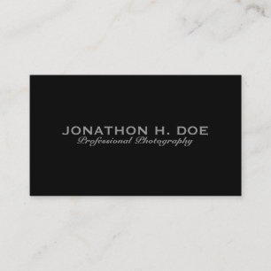 Black&Silver Professional Business Card