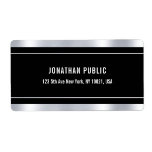 Black Silver Template Elegant Modern Glamourous