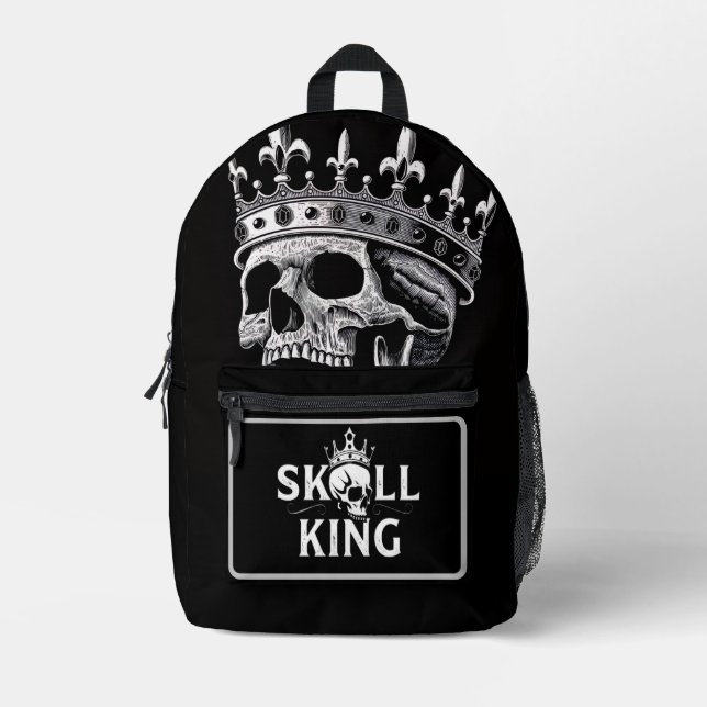 Black, Simple Backpack (Front)