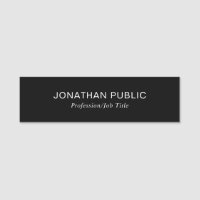 Black Simple Design Elegant Modern Plain Template