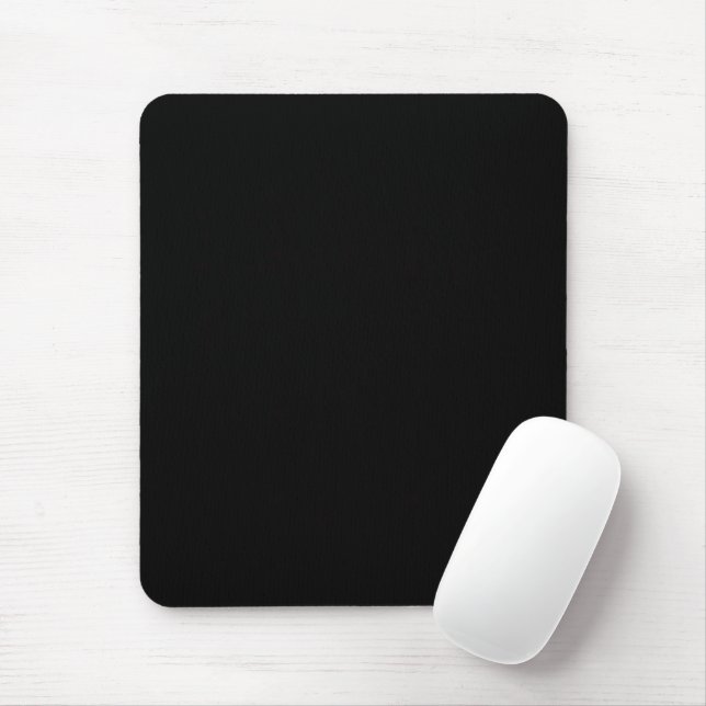 Black Simple Functional Elegant Mouse Pad (With Mouse)