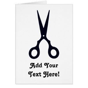 Black Simple Hair Scissors (Barber / Hairdresser)