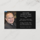 Black Simple Pastor Photo Religious Church