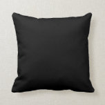 Black Simple Solid Color Throw Pillow<br><div class="desc">Black Simple Solid Color Throw Pillow</div>