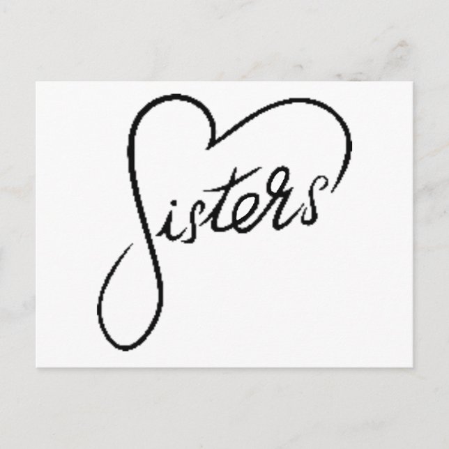 black sisters postcard (Front)