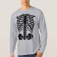 Black Skeleton Rib Cage