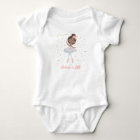 Black Skin ballerina tutu cute girl first birthday